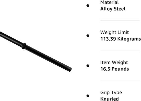 قضيب مستقيم صلب قياسي مقاس 72 بوصة من Barbell، ألوان متعددة in Saudi Arabia