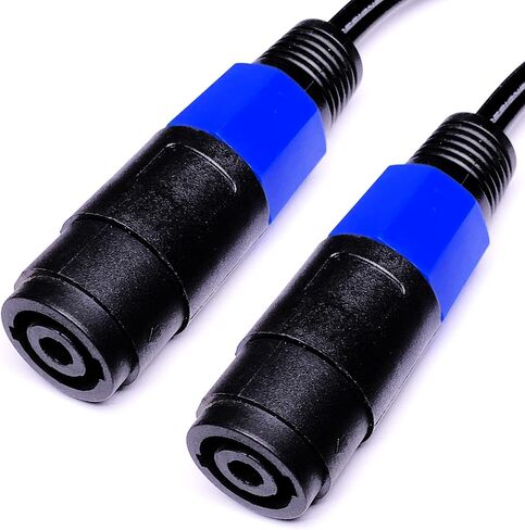 CESS-001S Spade Fork Plug to Speakon Female Jack Adapter for Speaker Cable - 2 Pack (Small Spade) in Saudi Arabia