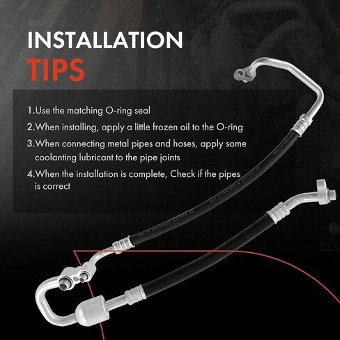 A-Premium A/C Suction and Discharge Line Hose Assembly Compatible with Chevrolet Cruze 2014 2015 Cruze Limited 2016 L4 1.4L in Saudi Arabia