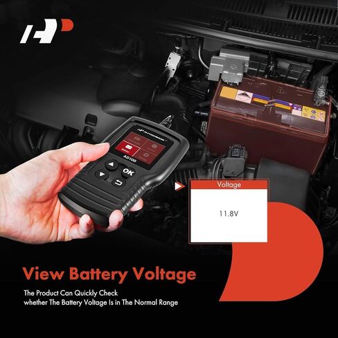 أداة تشخيص الماسح الضوئي A-Premium AD100 Universal Obd2، قارئ رمز السيارة OBDII/EOBD/CAN أداة المسح الضوئي، فحص ضوء المحرك/قراءة رموز الأخطاء الواضحة/فحص الضباب الدخاني/تدفق البيانات المباشر/اختبار البطارية، للسيارة منذ عام 1996 in Saudi Arabia