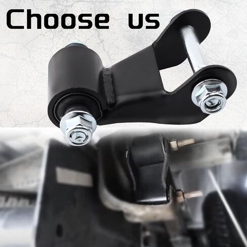 Set of 2 Rear Leaf Spring Shackle Kit Compatible with 1999-2013 Silverado 1500 2500 Avalanche 2500 Suburban 2500, Sierra 1500 2500 Yukon XL 2500, Replaces 722-029 22820716 25812937 in Saudi Arabia