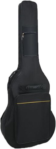 Acoustic guitar case, classical guitar case,Guitar cases for acoustic guitars soft padded, guitars[Waterproof][[Adjustable shoulder strap] guitar gig bag[41inch] in Kuwait