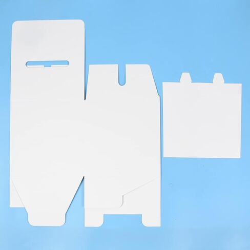 10 قطع من صناديق الاقتراع مقاس 6 × 6 × 6 بوصات صناديق تبرعات من الورق المقوى مع فتحة ورأس قابل للإزالة للسحب والتذاكر والأعمال الخيرية والتصويت (أبيض) in Kuwait