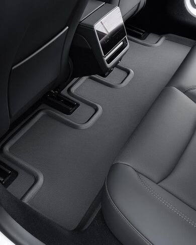 TAPTES 2024 Tesla Model 3 سجادات أرضية المرتفعات، مجموعة كاملة من Tesla Model 3 بطانات أرضية لجميع الأحوال الجوية 2024، Tesla Model 3 2024 Highland Accessories Tesla 3 Trunk Frunk Mat Rear علبة البضائع الداخلية (6 قطع) in Kuwait