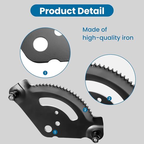 Bularie717-1550 استبدال ترس التوجيه متوافق مع Cub Cad et Parts LTX1045 LT1050 GT1554 جزازة العشب - لوحة قطاع التوجيه ترس ترس 717-1550F مناسب لجرار العشب Troy Bilt Toro Craft Man in Kuwait
