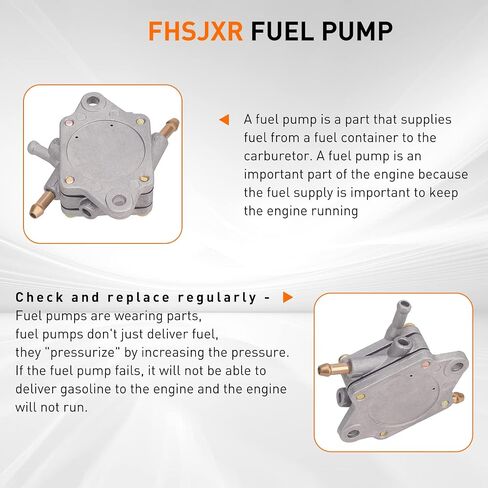 مضخة الوقود FHSJXR متوافقة مع عربة الجولف EZGO TXT MEDALIST 4-Cycle 295CC 350CC Robin Engine 1994-2003# 72021-G01 S5148 25683-G1 25683G1 in Kuwait
