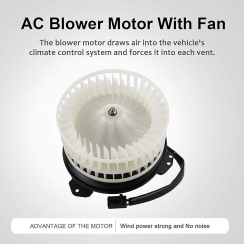 615-00611 HVAC Heater Blower Motor Fan for 2001-2007 Chrysler Town & Country, 2001-2007 Dodge Caravan & Grand Caravan, 2004-2008 Pacifica 4885475AC 700070 4885475AB in Saudi Arabia