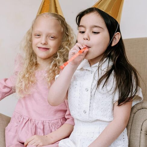 RMISODO 6 Pieces Mini Translucent Soprano Recorder Plastic 6 Hole Soprano Descant Recorder Music Flute for School Student, Random Color in Kuwait