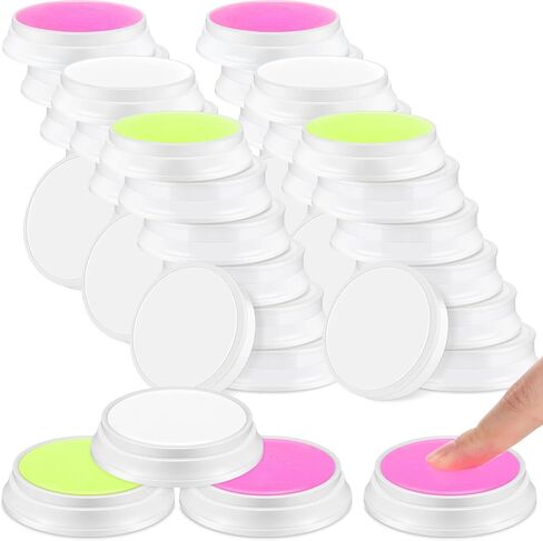 Zubebe 48 Pcs Fingertip Moistener, Fingertip Moisturizer to Grip Paper, Non Slip Fingertips Tool for Counting Paper Bills Document Collating Sorting Task, Assorted Colors, 0.35 Oz in Saudi Arabia