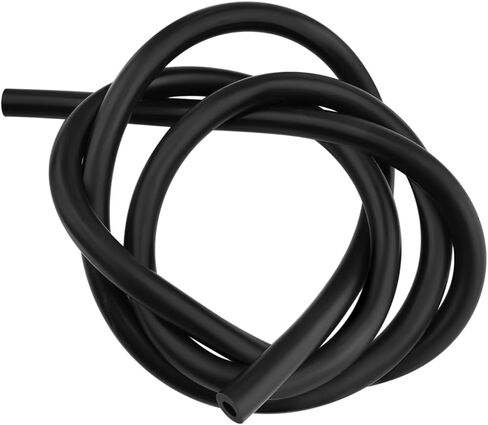 خط خرطوم أنابيب تفريغ السيليكون عالي الأداء بطول 5 أقدام، محرك ضغط أقصى 130 رطل لكل بوصة مربعة، خرطوم سيليكون فراغ السيارات، أسود ID: 1/4 بوصة (6 مم) in Kuwait