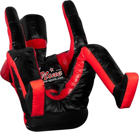 FNine Sports MMA ممارسة وضع السلحفاة الدمية الدفاعية، للجودو، الكاراتيه، BJJ، جيوجيتسو البرازيلي، المصارعة، كيس اللكم 180 سم - غير مملوءة in Kuwait