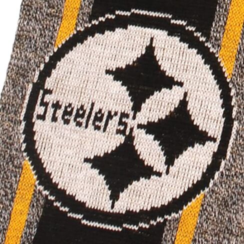 وشاح بشعار كبير رمادي من FOCO Pittsburgh Steelers، لون الفريق، مقاس واحد in Saudi Arabia
