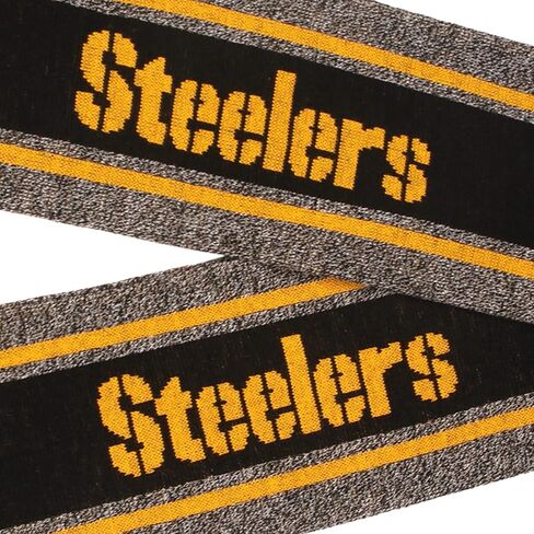 وشاح بشعار كبير رمادي من FOCO Pittsburgh Steelers، لون الفريق، مقاس واحد in Saudi Arabia