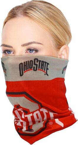 Littlearth للكبار من الجنسين NCAA Ohio State Buckeyes Superdana، قناع للرقبة، لون الفريق، 25.4 سم × 48.26 سم، مقاس واحد in Kuwait