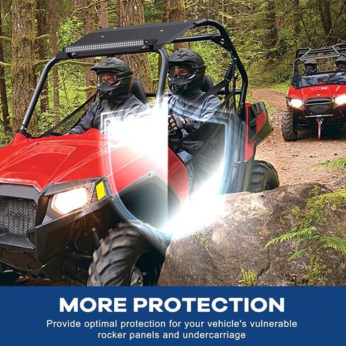 قضبان ELITEWILL Rock Sliders الجانبية Nerf Bars ذات النمط العدواني على شكل شجرة مناسبة لـ 2008-2014 Polaris RZR 570/ RZR 800/ RZR 800 S in Saudi Arabia