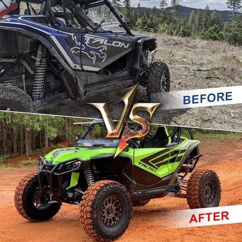 ELITEWILL Nerf Bars Rock Sliders مع طلاء مسحوق أسود متجعد مناسب لـ 2019+ Honda Talon 1000R / 1000X in Saudi Arabia