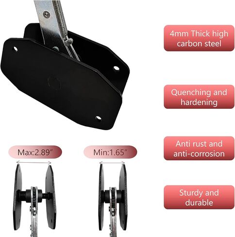 أداة ضغط فرجار الفرامل الزرقاء من LAJIAOZ - أدوات توزيع مكبس ضغط فرجار الفرامل العالمية للسيارات وأداة يدوية بسقاطة تأرجح 360 درجة لإصلاح السيارة واستبدالها (أزرق) in Kuwait