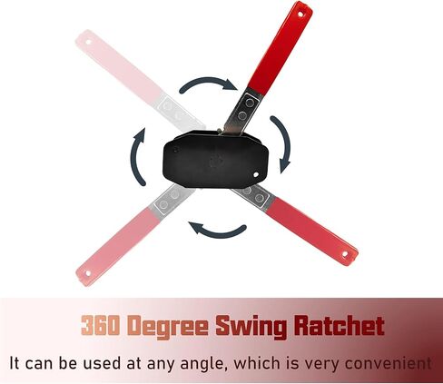 أداة ضغط فرجار الفرامل الزرقاء من LAJIAOZ - أدوات توزيع مكبس ضغط فرجار الفرامل العالمية للسيارات وأداة يدوية بسقاطة تأرجح 360 درجة لإصلاح السيارة واستبدالها (أزرق) in Kuwait