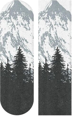 Kigai Skateboard Grip Tape Sheets Nature Mountains Longboard Griptape Bubble Free Anti-Slip 33.1"X 9.1" Sand Paper Tape for Teens Girls Boys in Saudi Arabia