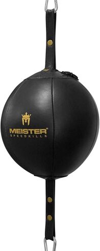 Meister SpeedKills Double-End Leather Speed Bag w/Bungees & Lightweight Latex Bladder in Saudi Arabia