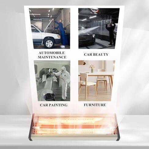 مصباح معالجة الطلاء بالأشعة تحت الحمراء للخبز الشمسي - 3000 وات 110 فولت مصباح مجفف طلاء بالأشعة تحت الحمراء قصير الموجة لإصلاح هيكل السيارة in Kuwait