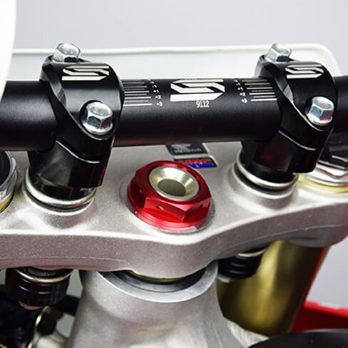 SCAR Oversize Handlebar Risers Bar Mounts Clamps 1 1/8" 28mm Compatible with KTM SX SXF XC XCF TPI 125 150 250 350 450 HUSQVARNA TC FC FX TX 16-22 in Kuwait