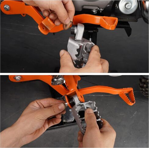 WEIYINGSI أوتاد قدم الدراجة الترابية، دواسات أقدام الدراجات النارية لـ 50CC 70CC 90CC 110CC 125CC Taotao PW50 PW80 TW200 XR50R CRF50 CRF70 CRF80 CRF100F Dirt Pit Bike in Kuwait