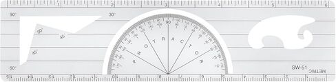 Westcott Protractor Ruler, 6-Inch/15cm (SW-51) in Saudi Arabia