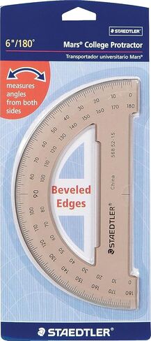 Staedtler(R) Semicircular 6in. Protractor, Clear in Saudi Arabia