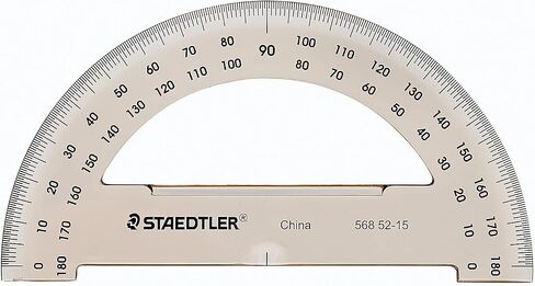 Staedtler(R) Semicircular 6in. Protractor, Clear in Saudi Arabia