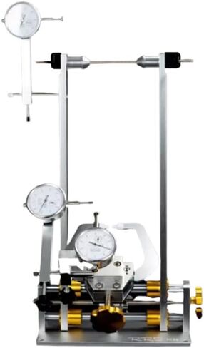 HSayoli Professional Bicycle Wheel Truing Stand With Dial Indicator Gauge Set Adjustment Rims MTB Road Bike Wheel Repair Tools For 10-29 inches Wheel in Kuwait