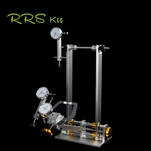 HSayoli Professional Bicycle Wheel Truing Stand With Dial Indicator Gauge Set Adjustment Rims MTB Road Bike Wheel Repair Tools For 10-29 inches Wheel in Kuwait