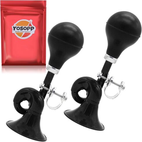 أبواق الدراجة YOSOPP - مكبرات صوت للدراجات - صوت عالٍ وواضح للسلامة وتنبيه الآخرين 2pcs in Kuwait