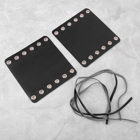 Handlebar Wraps, 2PCS Motorcycle Leather Handlebar Hand Grip Covers with Strap Motorcycle Heated Grip Pads Modification Accessories in Kuwait