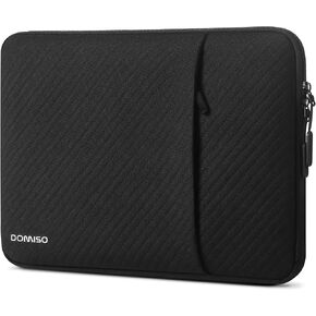 DOMISO 15.6 Inch Laptop Sleeve Portable PC Bag Protective Tablet Case Pouch for 15.6" Laptops/Lenovo Yoga 720 IdeaPad 310 320 / Aspire E15 / HP Envy 15 / Dell XPS 15, Black