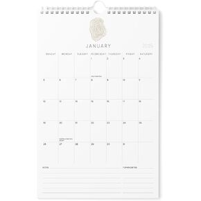Karto Wall Calendar 2025-2026 - Vertical 11x17 inch July 2025 to December 2026 - Boost Your Productivity and Easy Planning with the Aesthetic Monthly Calendar - Zen