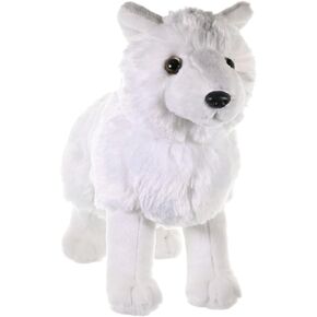 Wild Republic Arctic Wolf Plush, Stuffed Animal, Plush Toy, Gifts for Kids, Cuddlekins 12"