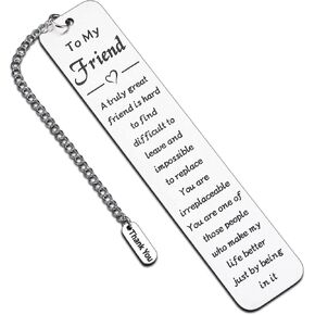 Womens Gifts for Christmas Friendship Gifts for Women Friends Bookmark Gifts for Best Friend Gifts for Women Cool Gifts for Female Friends Sweet 16 Gifts for Her Sentimental Gifts for Friends Birthday