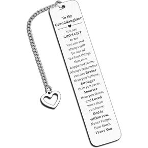 Granddaughter Gifts from Grandma Christmas Gifts for Granddaughter Stocking Stuffers for Teens Girls Granddaughter Christmas Birthday Graduation Easter Gifts Granddaughter from Nana Grandpa God's Gift