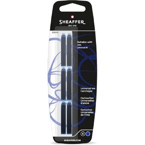 Sheaffer Skrip Fountain Pen Universal Ink Cartridge - Blue VFM (6pk euro fit)