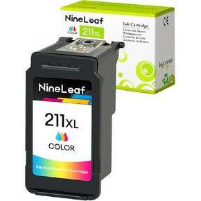 خرطوشة حبر سوداء NineLeaf 210XL متوافقة مع Canon PG-210XL PG-210 XL PIXMA iP2700 MX320 MP495 IP2702 MP230 MP240 MP250 MP280 (401 صفحة، مؤشر مستوى الحبر، حزمة واحدة)