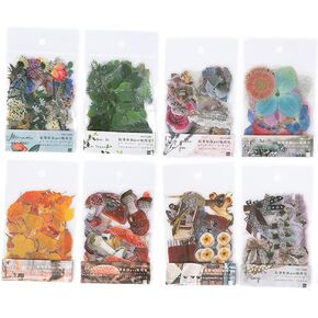 320Pcs Scrapbook Sticker Packe Vintage Stickers DIY Decorative Decal Sticker for Art and Craft Scrapbooking Junk Journal Planner Notebook Collage Album