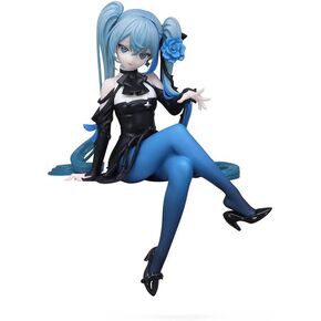Furyu - Hatsune Miku Blue Rose Ver. Flower Fairy Figure Noodle Stopper 14cm