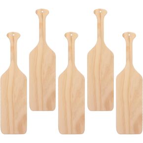 5 PCS 15 Inch Unfinished Wooden Paddle, Greek Fraternity Paddle, Solid Pine Wood Sorority Paddle for Art Crafts, Wall Decoration, Greek Life by GNIEMCKIN