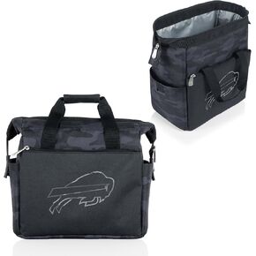 PICNIC TIME NFL New York Giants On The Go Lunch Bag Cooler, Soft Cooler Lunch Box, Insulated Lunch Bag, (Black Camo)