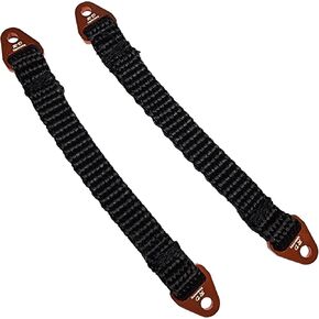 85mm Suspension Damper Travel Limit Straps for Traxxas Summit Slayer EREVO 2.0 E-REVO REVO 3.3 for Axial RC Crawler SCX10 Wraith Yeti EXO AX10 - Orange 2pcs