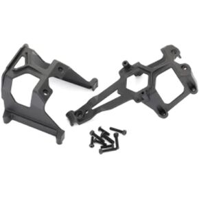 Traxxas 8620 Front and Rear Chassis Supports, Black