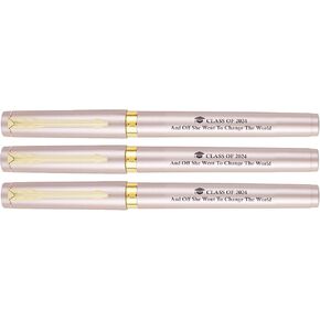 Pack of 3 Inspirational Gifts for She Women Men Friend Rose Gold Color Motivational Gel Pens Medium Point (0.7mm) Black Ink Sometimes You Forget You're Awesome So This Is Your Reminder in Saudi Arabia