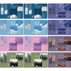 24 قطعة من الإشارات المرجعية، علامات الكتب المغناطيسية، علامات مرجعية مغناطيسية للمناظر الطبيعية، علامات صفحة مغناطيسية، مجموعة متنوعة من علامات الكتاب للطلاب القراءة (QS101) in Kuwait