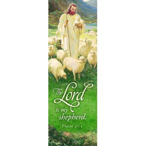 Christian Bookmark - The Lord Is My Shepherd